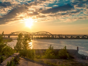 Нижегородцы заметили мазутное пятно на Волге возле Борского моста
