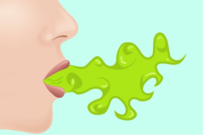 Бактерии неприятный запах. Патологический галитоз. Воняет изо рта рисунок.