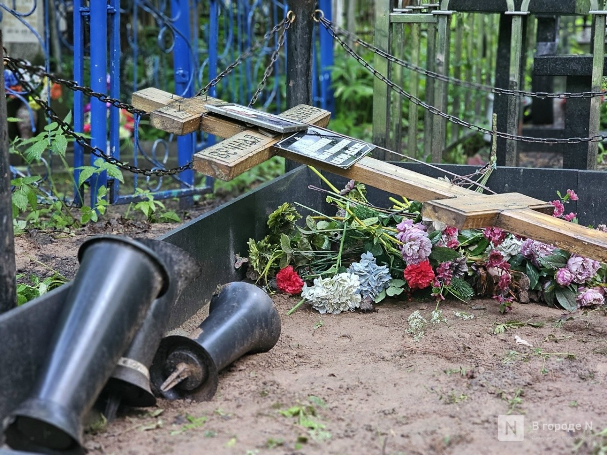 Полиция взялась за очередной погром на кладбище в Выксе - фото 1