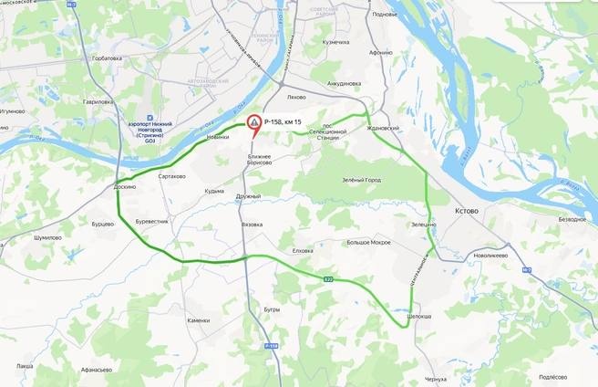 Трассу Р-158 будут перекрывать ради строительства дублера проспекта Гагарина - фото 1