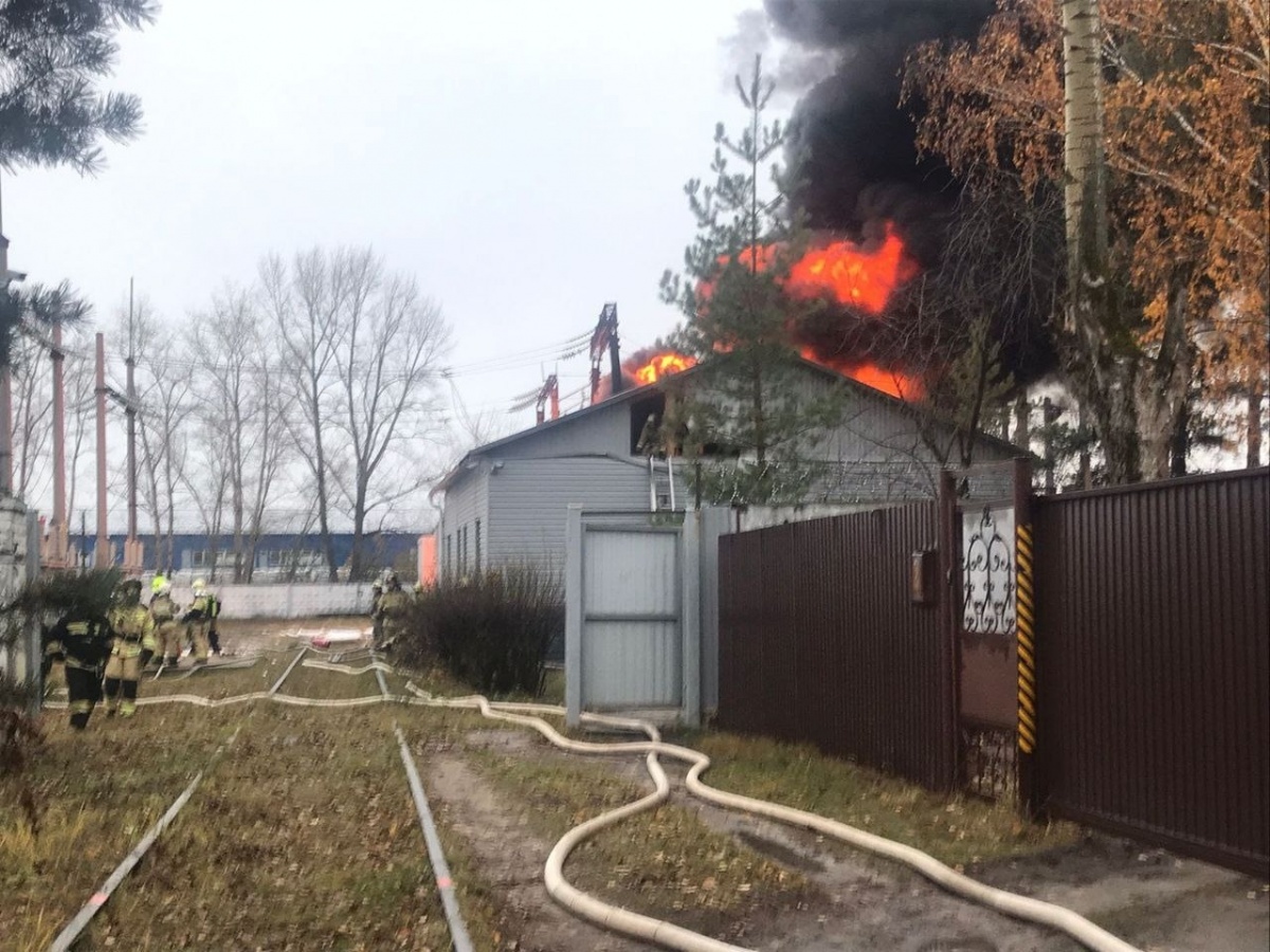 Крупный пожар на подстанции в Сормовском районе ликвидирован - фото 1