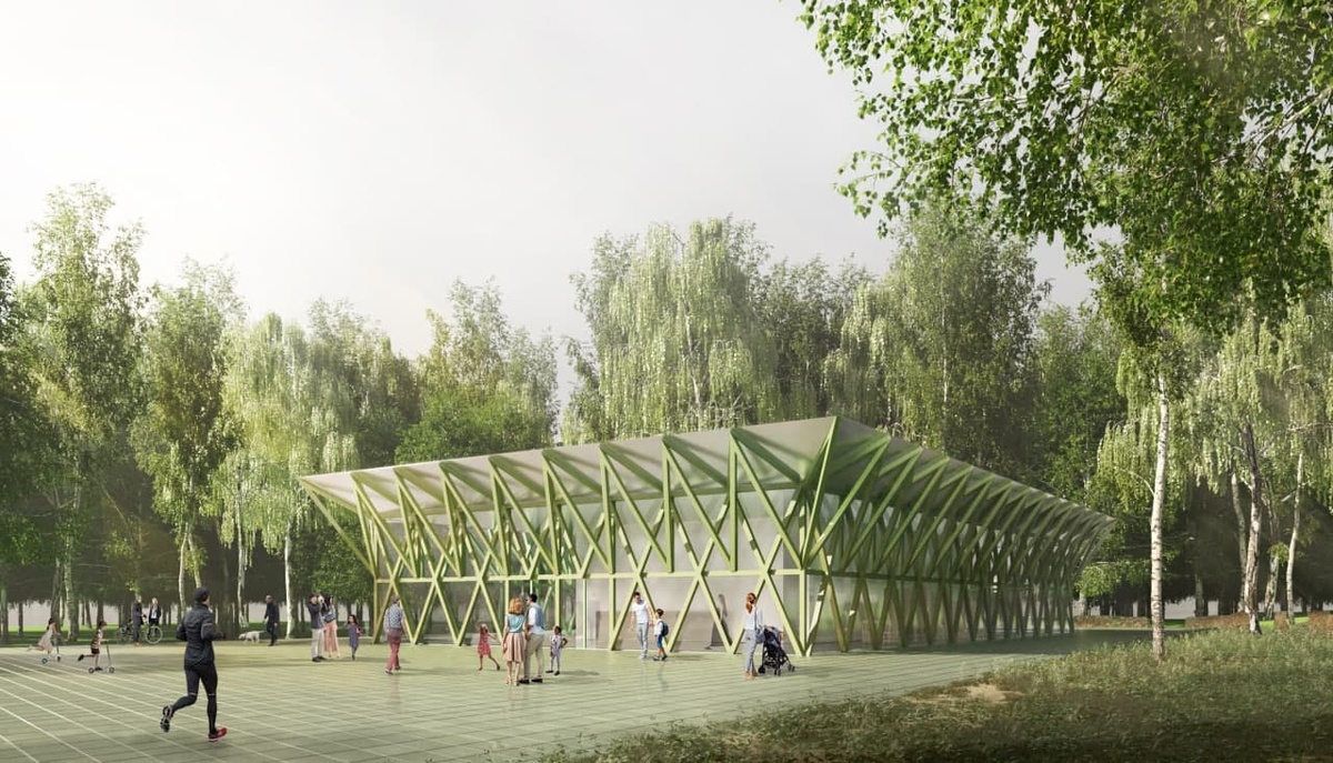 В парке «Швейцария» началось строительство спортивного центра