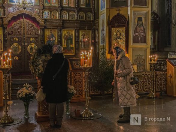 В храмах Нижнего Новгорода прошли рождественские богослужения - фото 7