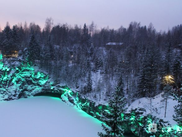 Каньон, марморики и калитки: нижегородка рассказала о плюсах и минусах отдыха в Карелии зимой - фото 46