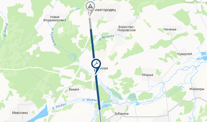 Ограничения ввели на трех трассах в Нижегородской области из-за ремонта: карта - фото 5