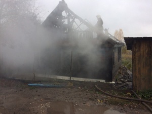 Нижегородец получил серьезные ожоги при пожаре в садовом доме