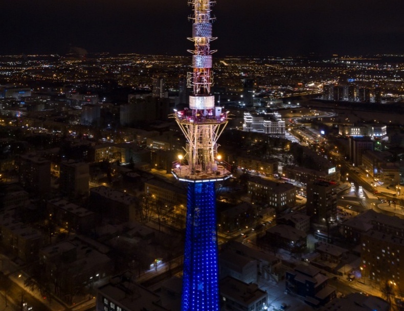 Телебашня Нижнего Новгорода зажжет триколор в честь воссоединения Крыма с Россией