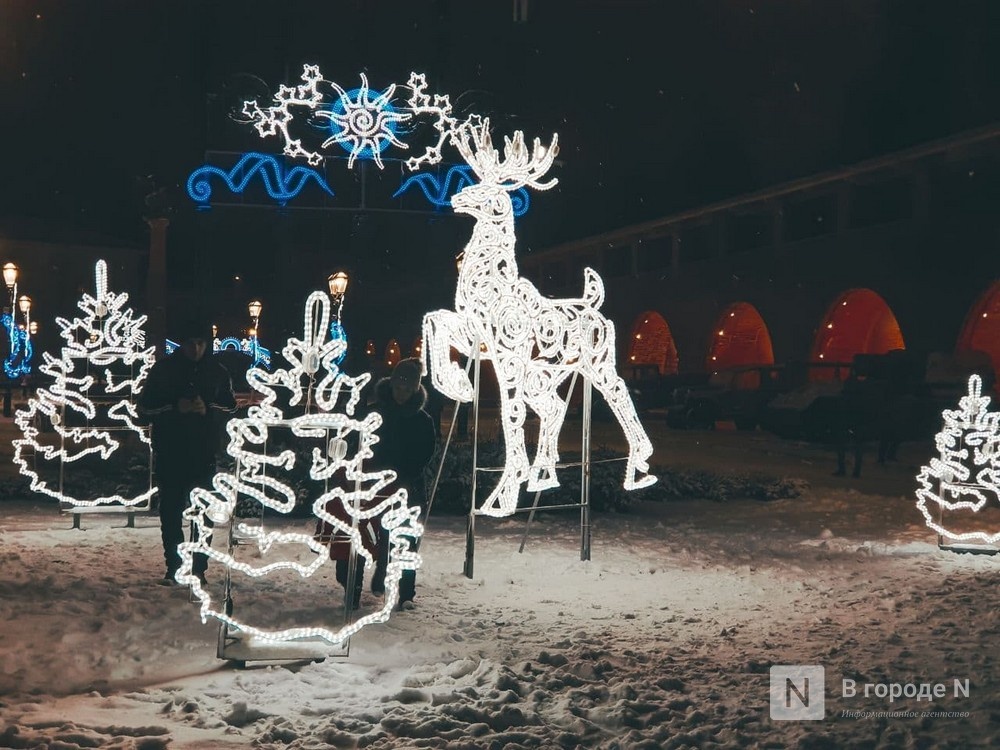 Почти 50 млн рублей выделено на украшение Нижнего Новгорода к Новому году