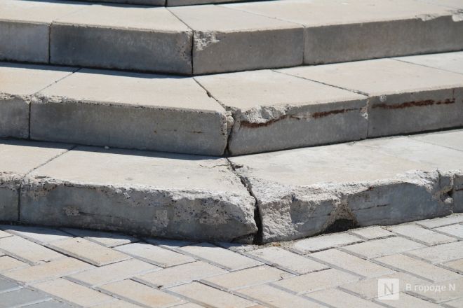 Опасные лестницы и разбитая брусчатка: что не успели отремонтировать  в Нижем Новгороде после зимы - фото 115
