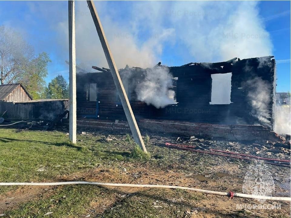 Три человека погибли на пожаре в Нижегородской области - фото 1