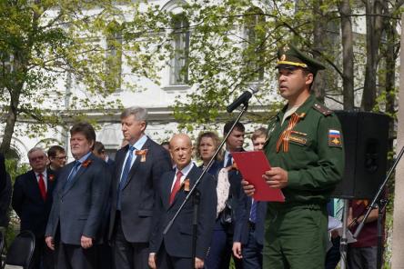 Митинг в честь Дня Победы состоялся в НГТУ им. Р.Е. Алексеева