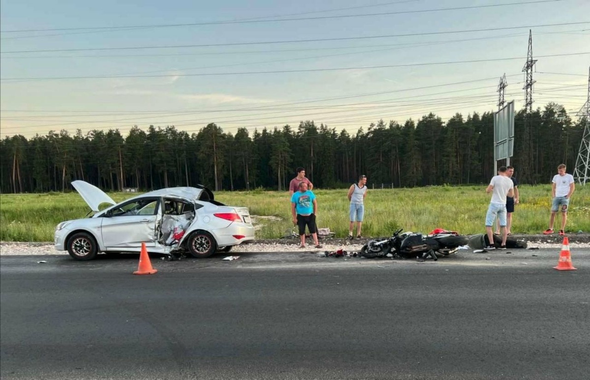 Мотоциклист погиб в аварии в Балахнинском районе - фото 1