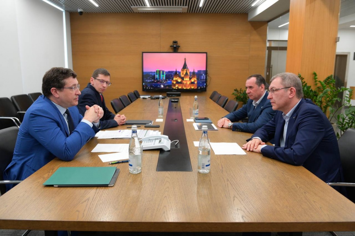 Нижегородский губернатор встретился с главой Волго-Вятского банка Сбербанка - фото 1