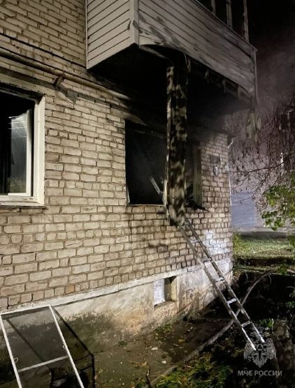 Мужчина пострадал при пожаре в квартире в Заволжье - фото 1