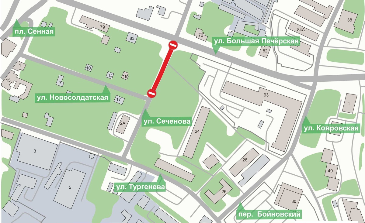 Движение на участке улицы Сеченова будет перекрыто до 10 июля - фото 1