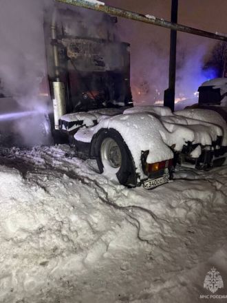Мужчина погиб после возгорания фуры в Нижегородской области - фото 3