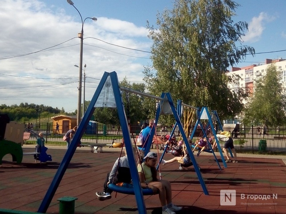 Полиция заинтересовалась нижегородкой с собаками на детской площадке - фото 1