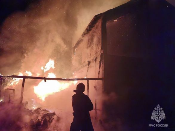 Мощный пожар вспыхнул в Нижнем Новгороде 20 октября  - фото 2