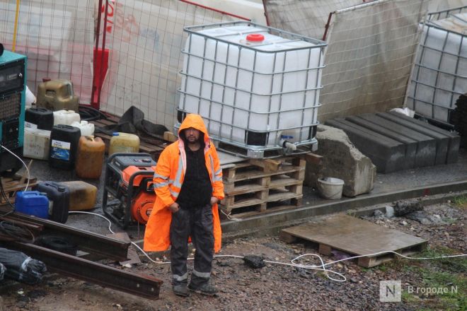 Опубликованы фото со стройки террасного парка в Нижнем Новгороде - фото 8